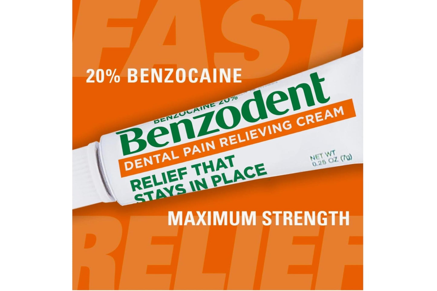 Benzodent Dental Pain Relieving Cream, 1 Ounce - Pack of 3 - dailyvitalstore