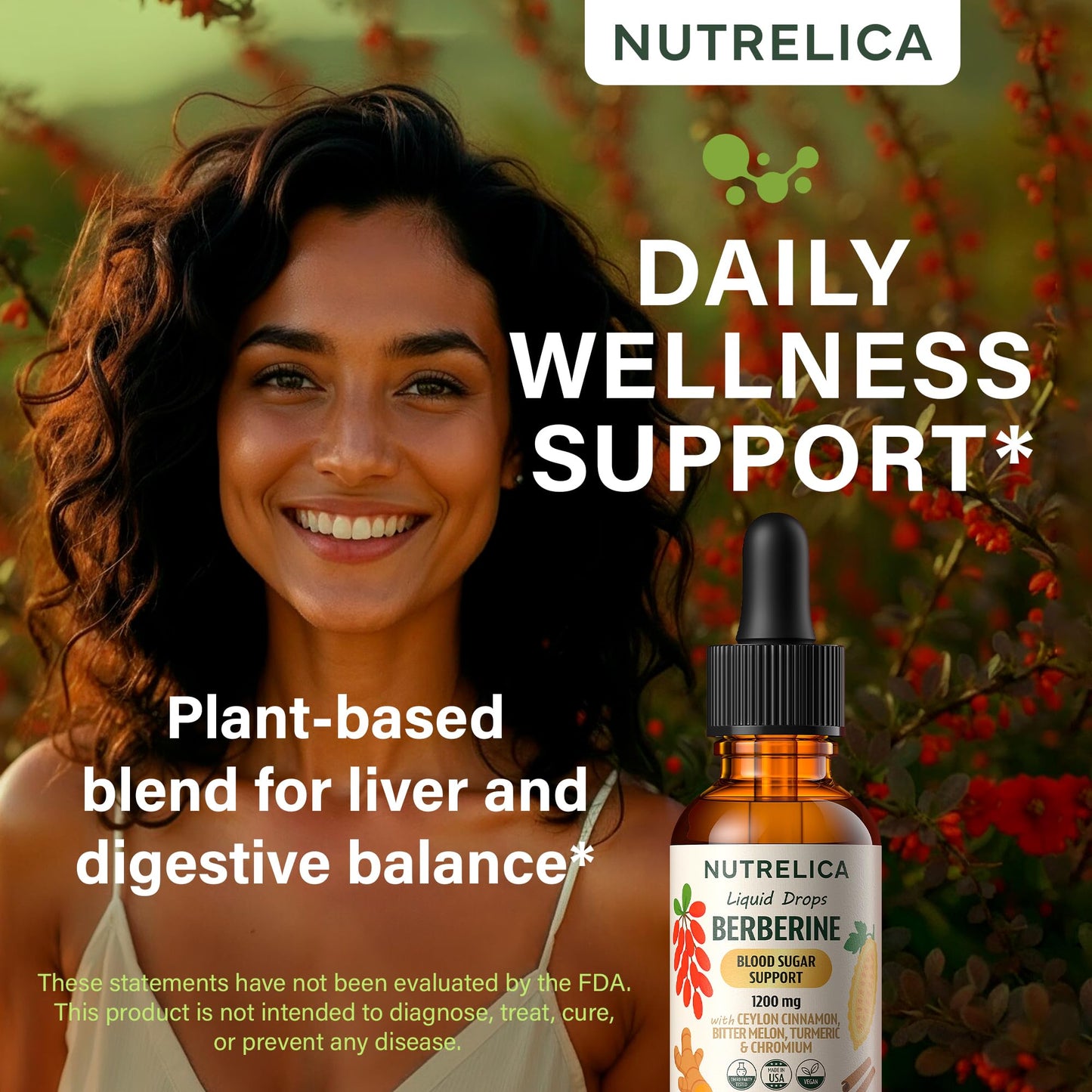 Berberine with Ceylon Cinnamon, Bitter Melon, Turmeric & Chromium – Blood Sugar Balance & Glucose Metabolism - dailyvitalstore