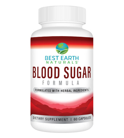 Best Earth Naturals Blood Sugar Formula with Cinnamon, Gymnema Sylvestre, Banaba, Guggul and More 60 Count - dailyvitalstore