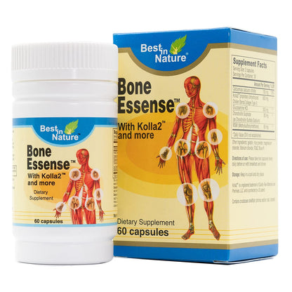 Best in Nature Bone Essense with Kolla2 (Type II Collagen) - Bone and Joint Health Supplement. (60 Count) - dailyvitalstore