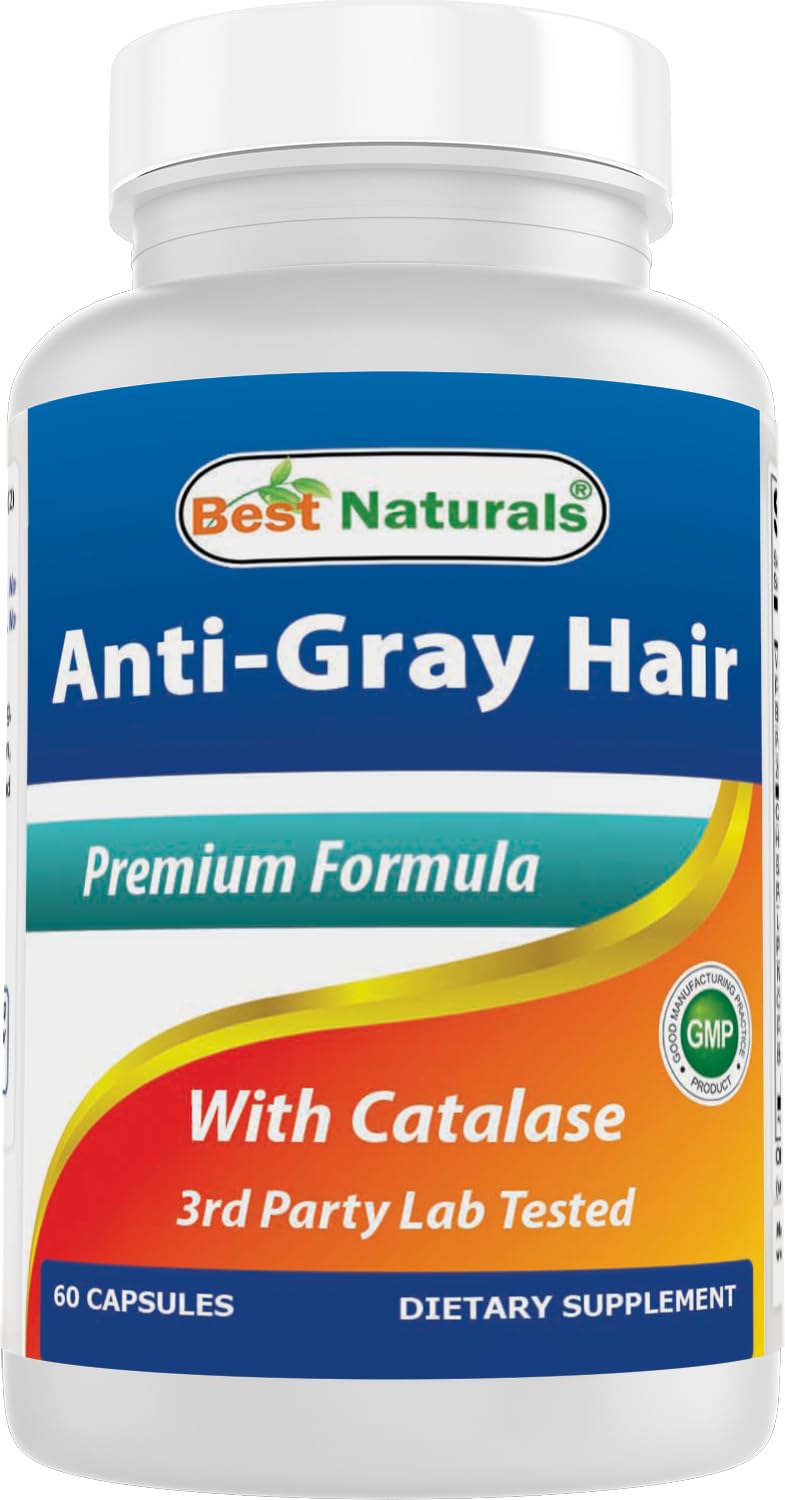 Best Naturals Anti Gray Hair Formula, 60 Count - dailyvitalstore