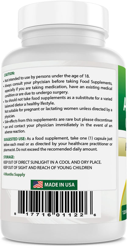 Best Naturals Ashwagandha Capsules for Relaxing Stress and Mood, 500 mg, 120 Count (Packaging may vary) - dailyvitalstore