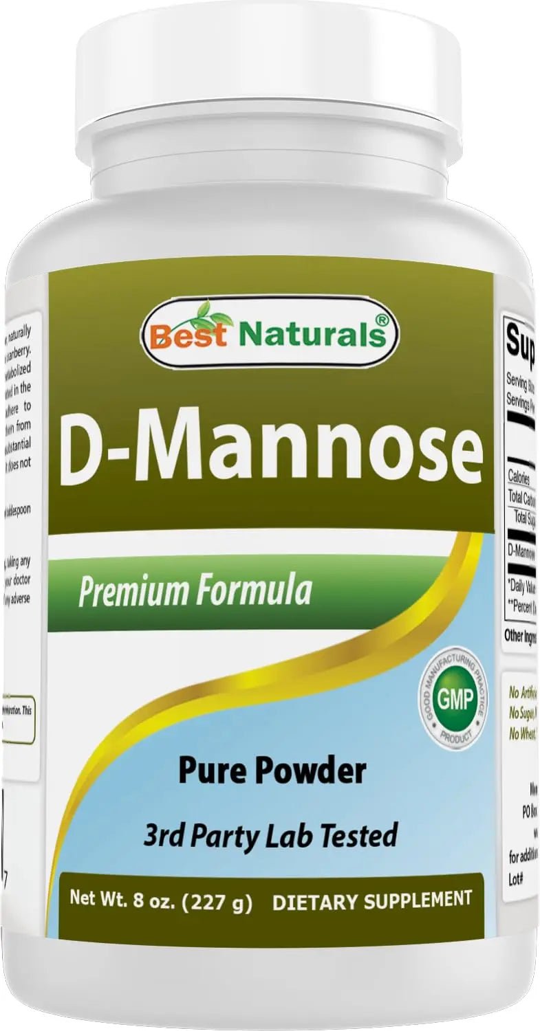 Best Naturals D-Mannose Pure Powder - Urinary Tract Cleanse Supplement - 8 OZ - dailyvitalstore