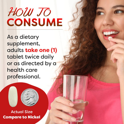 Best Naturals L-Arginine L-Citruline Complex Tablets, 250 Count - dailyvitalstore