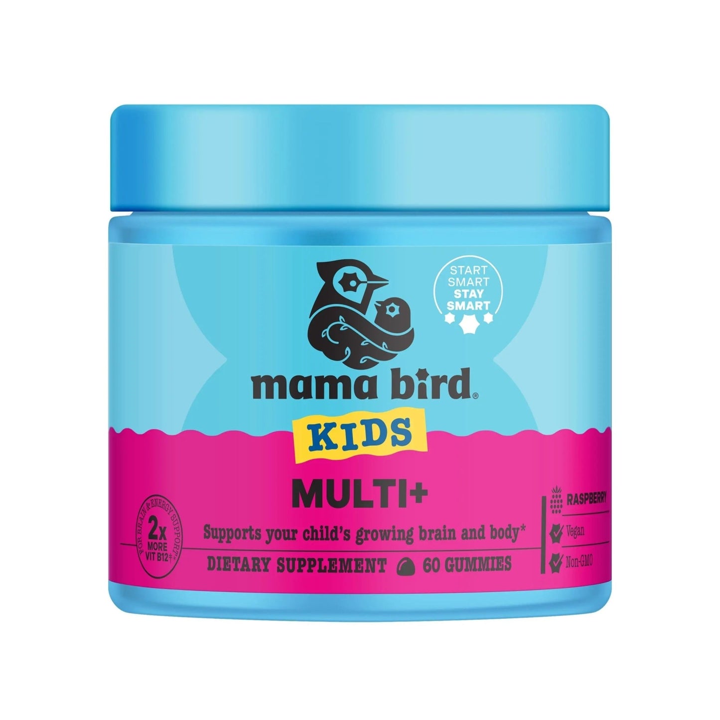 Best Nest Wellness Multi Plus Gummies - Brain Health Support Supplement with Methylated Vitamins - Chewable Multivitamin for Kids - dailyvitalstore