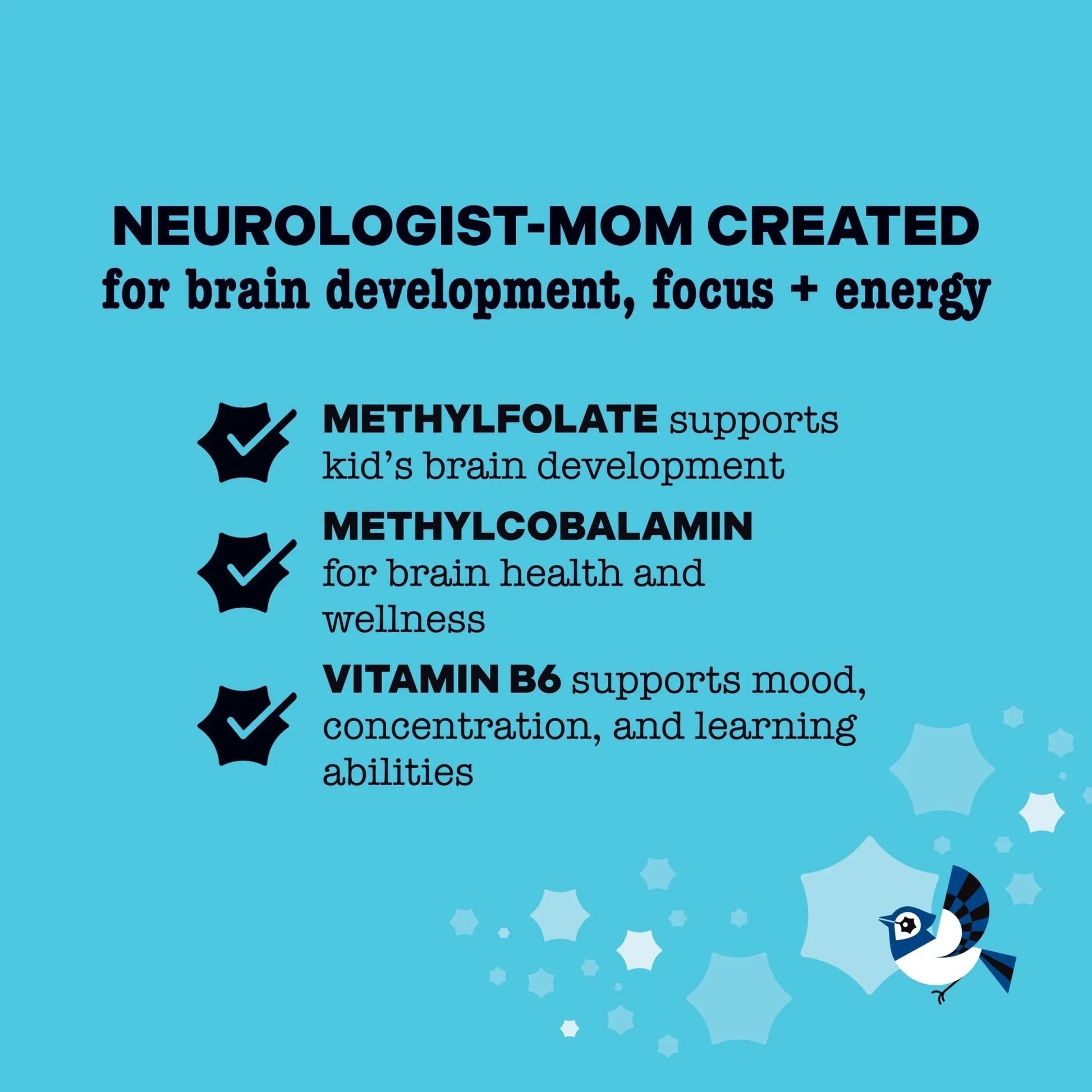 Best Nest Wellness Multi Plus Gummies - Brain Health Support Supplement with Methylated Vitamins - Chewable Multivitamin for Kids - dailyvitalstore