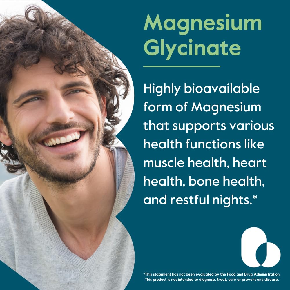 BESTVITE Filler-Free Magnesium Glycinate - 400mg of Magnesium per Serving (240 Veg Caps)- Chelated Bisglycinate for Muscle, Relaxation, Stress & Sleep Support* - For Men & Women - No Stearates - Vegan - dailyvitalstore