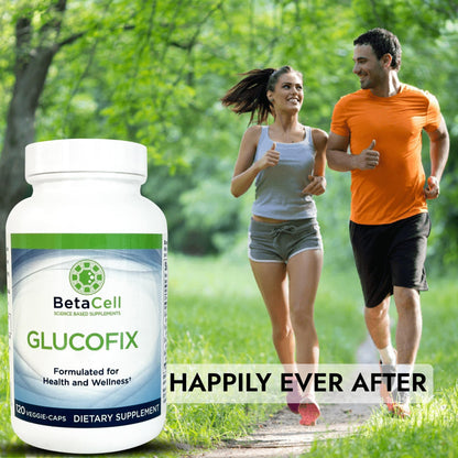 BETACELL Glucofix - Supplement - Herbal Supplement with Cinnamon, Gymnema, , Bitter Melon, and Turmeric - 120 Capsules - dailyvitalstore