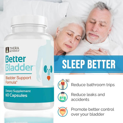 Better Bladder Control Supplement for Women & Men – Bladder Support Supplement to Help Reduce Urinary Leaks, Frequency & Urgency - 60 Count (1 Bottle) - dailyvitalstore