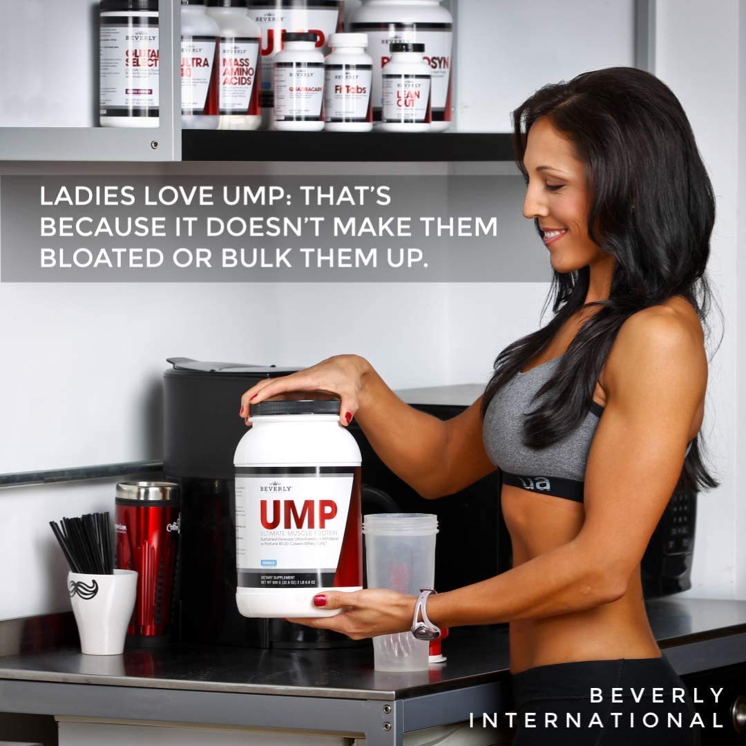 Beverly International UMP Protein Powder, Chocolate. Unique Whey-Casein Ratio Builds Lean Muscle. Easy to Digest. No Bloat. (32.8 oz) 2lb .8 oz - dailyvitalstore