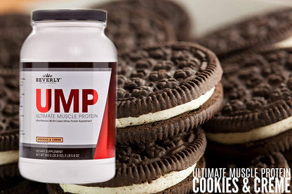 Beverly International UMP Protein Powder, Cookies & Cream. Unique Whey-Casein Ratio Builds Lean Muscle. Easy to Digest. No Bloat. (32.8 oz) 2lb .8 oz - dailyvitalstore
