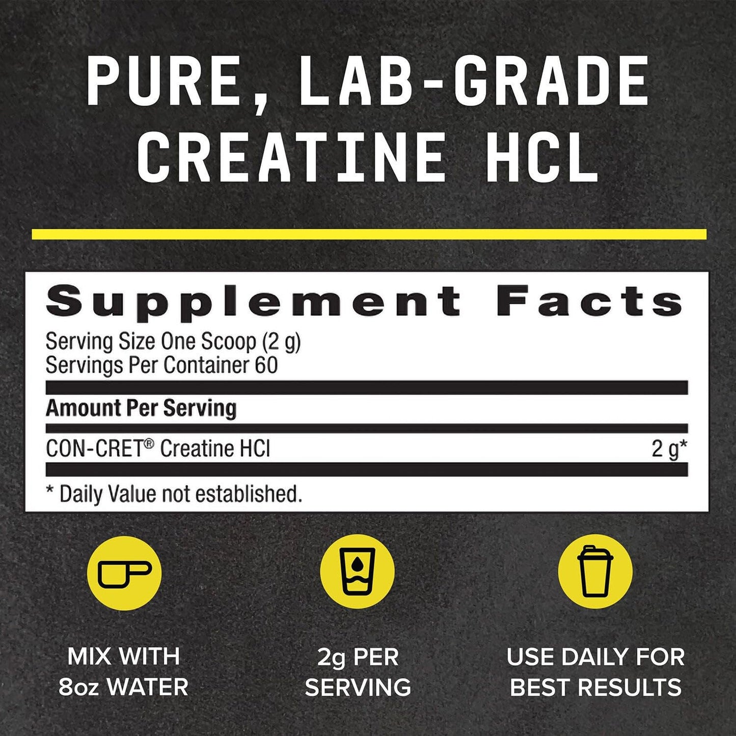 BEYOND RAW Creatine HCl Powder, Science Backed, Lab Grade, Creatine for Women & Men, Muscle Strength, Energy Production, Athletic Performance, Cognitive Support, - dailyvitalstore