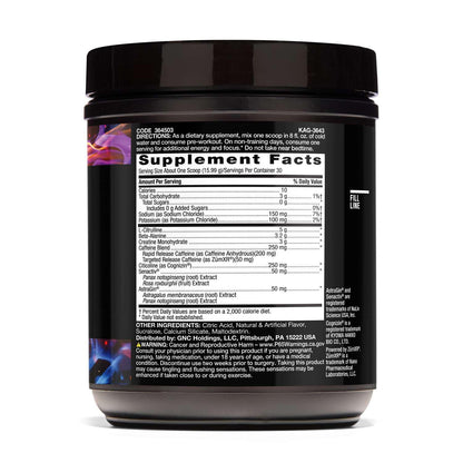 BEYOND RAW LIT V2 Clinical Strength Pre Workout Powder, Hits Harder, Bigger Pumps, Caffeine, L-Citrulline, Creatine, Blue Raspberry, 30 Servings - dailyvitalstore