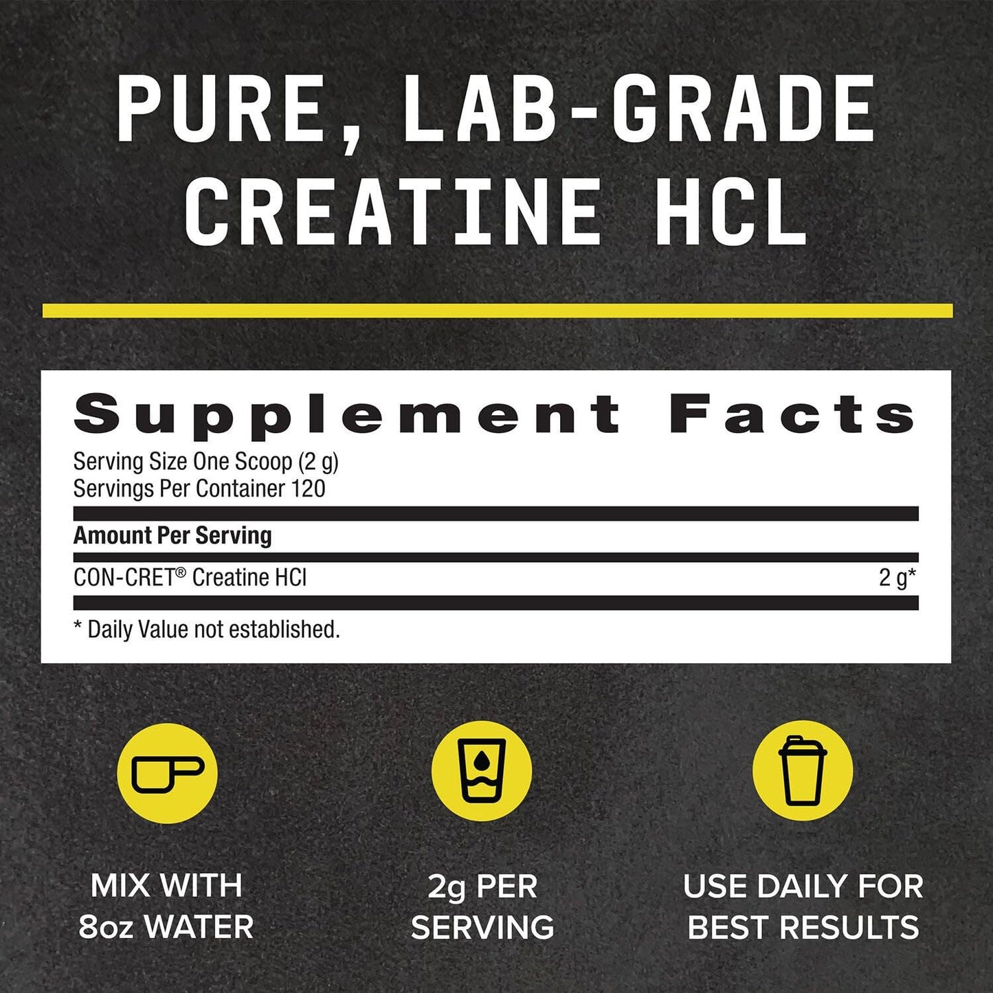 BEYOND RAW Science-Backed Creatine HCl Powder, Lab Grade, for Muscle Strength and Growth, Energy Production, Athletic Performance, Cognitive Support, - dailyvitalstore