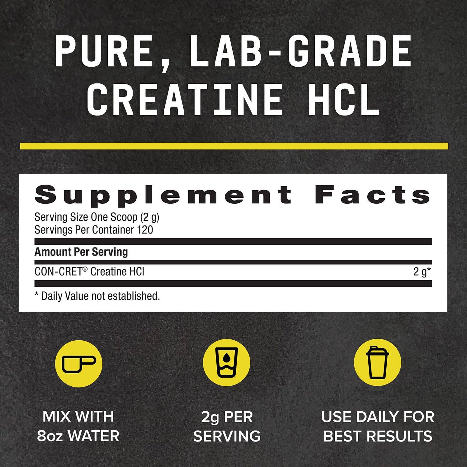BEYOND RAW Science-Backed Creatine HCl Powder, Lab Grade, for Muscle Strength and Growth, Energy Production, Athletic Performance, Cognitive Support, - dailyvitalstore