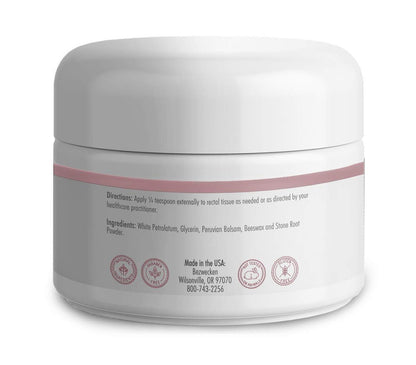 Bezwecken - HemStad - 2oz Crème - Professionally Formulated Hemorrhoid Relief - Safe, Natural, Paraben Free - 30 Day Supply - dailyvitalstore