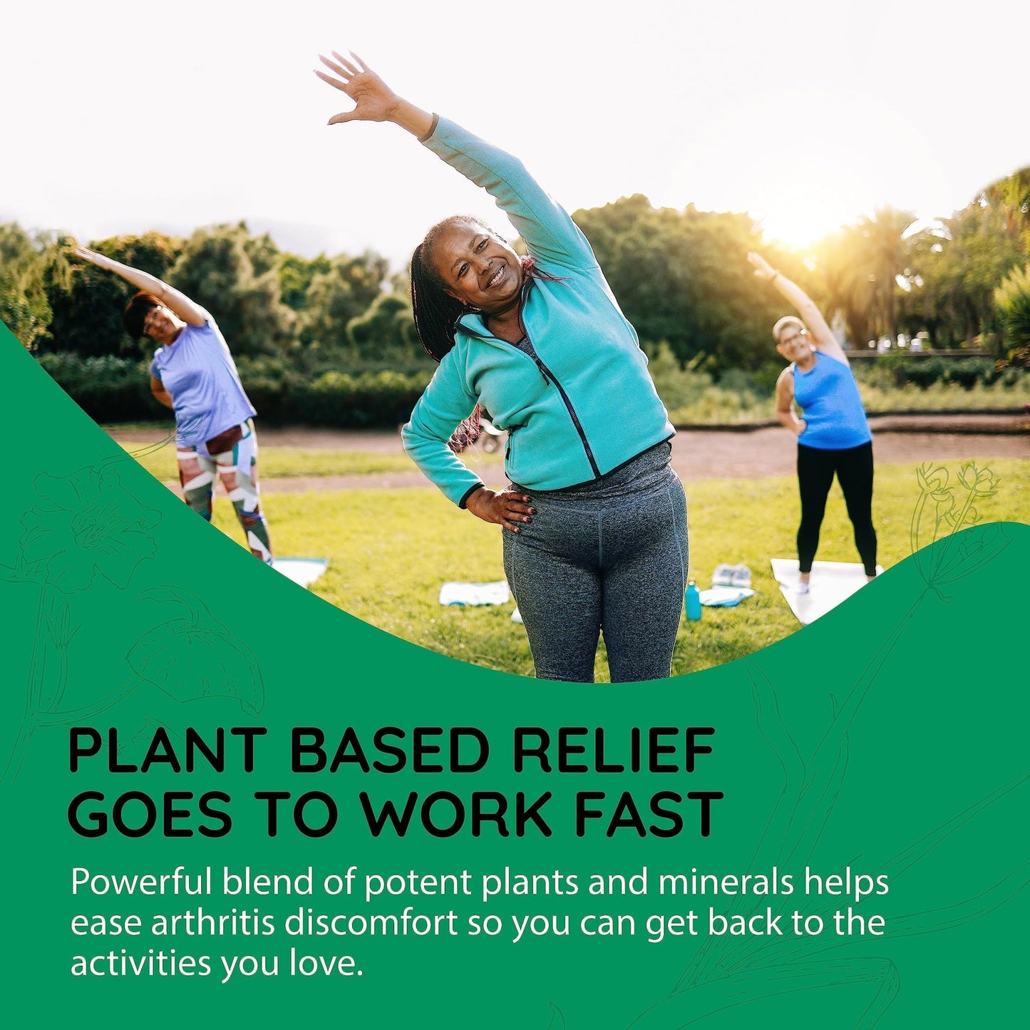 BHI Arthritis Pain Relief Daily Joint Health Support Arnica + 13 Natural Actives Homeopathic Plant & Mineral Blend Helps Relieve Minor Pain & Stiffness in Joints for Women & Men - 100 Tablets - dailyvitalstore