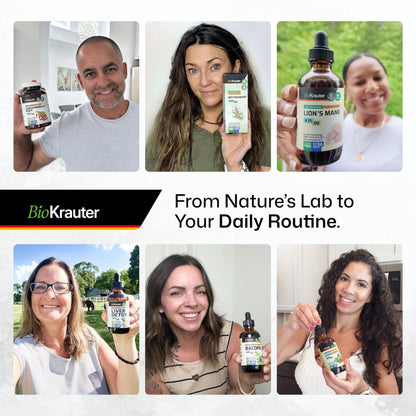 BIO KRAUTER® St Johns Wort for Calm & Mood Support - Vegan St. John's Wort for Relaxation & Emotional Wellness Support - Calm Drops 2 Fl.Oz., 28-Day Supply, Alcohol & Sugar Free Herbal Supplements - dailyvitalstore