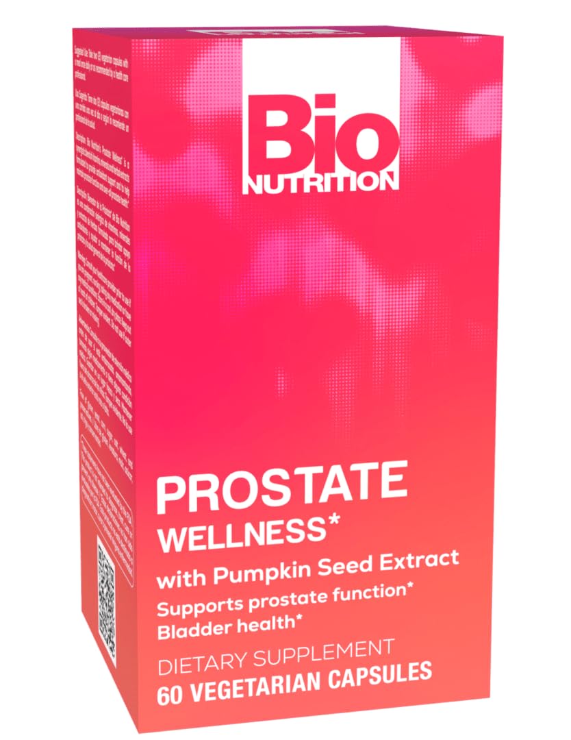 Bio Nutrition Prostate Wellness with Pumpkin Seed Extract 60 Capsules - dailyvitalstore