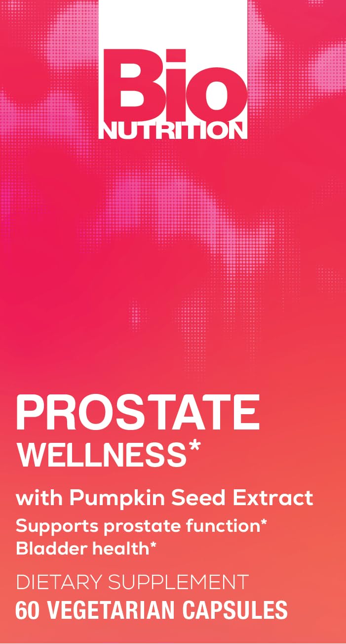Bio Nutrition Prostate Wellness with Pumpkin Seed Extract 60 Capsules - dailyvitalstore
