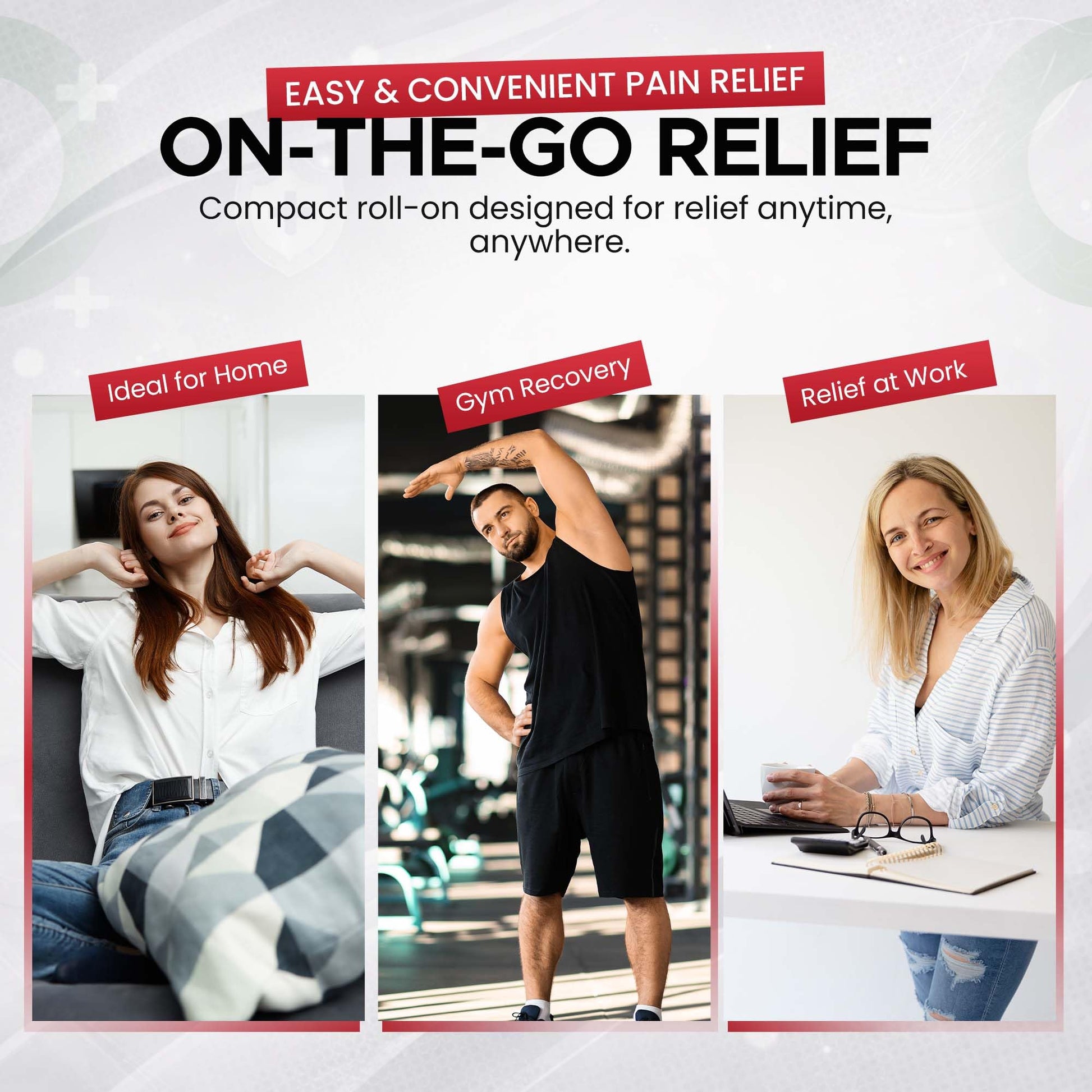 BIO-RELIEF +CH Pain Relief Roll On w 10% Methanol | Highly Effective, Cool & Topical Pain Relief Extra Strength for Arthritis,Muscle,Joint & Back | Easy Roll On Maximum Strength, Made in USA - dailyvitalstore