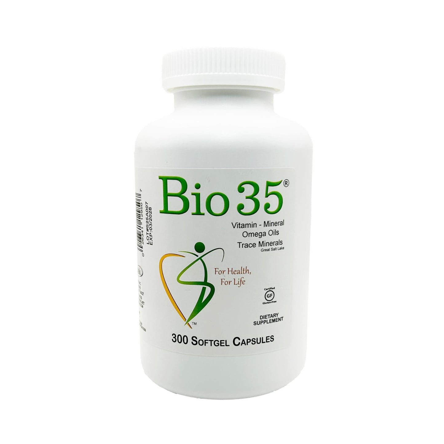Bio35 / 300 sg Original, Gluten Free, Daily Multivitamin for Men & Women Wellness – Bio35 High Potency Softgel with Trace Minerals, Multi Vitamins for Immune Support, Digestion, & Energy, - dailyvitalstore