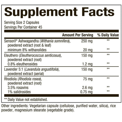 Bioclinic Naturals - Sereni-Pro 90 Vegetarian Capsules - dailyvitalstore