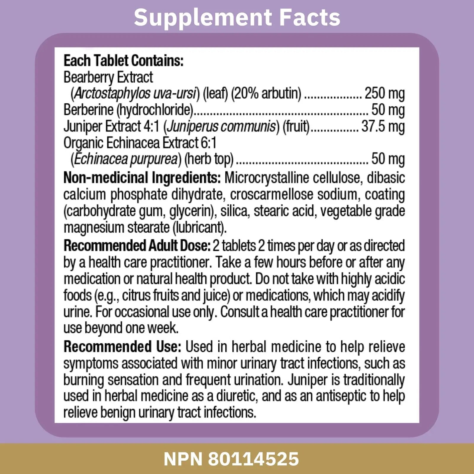 Bioclinic Naturals Urinary-Pro 60 Tablets - dailyvitalstore