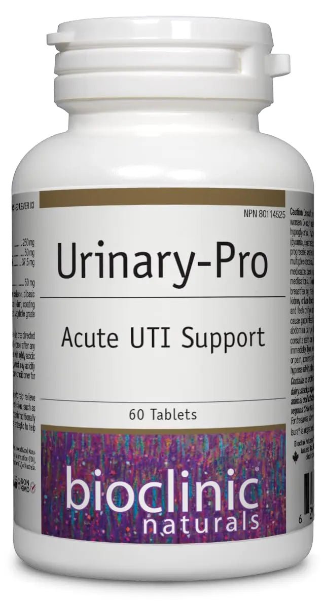 Bioclinic Naturals Urinary-Pro 60 Tablets - dailyvitalstore