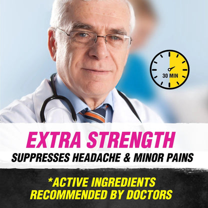 BioElectro Extra Strength Pain & Headache Relief Tablets, 24 Count - dailyvitalstore