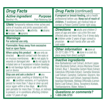 Biofreeze 13451 Roll-On Pain-Relieving Gel, 2.5 FL oz, Green Topical, Arthritis, Strains, Bruises, & Sprains (7.5 Fl Oz (Pack of 3), 3, Count) - dailyvitalstore