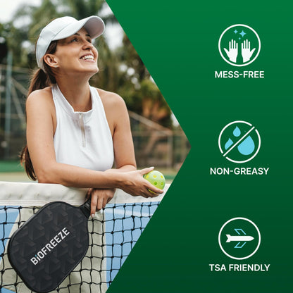 Biofreeze Dry Stick, Mess-Free Relief for Neck, Shoulder, Knee, Hip, Hand & Joint, Cooling Menthol Pain Relief Stick, Up to 100 Uses - dailyvitalstore