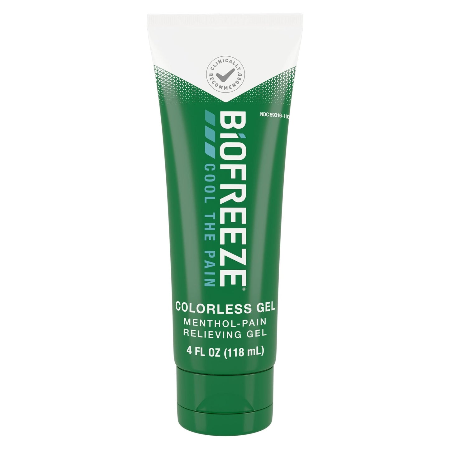 Biofreeze Gel Menthol Pain Relieving Colorless Gel 4 FL OZ Tube For Pain Relief Associated With Sore Muscles, Arthritis, Simple Backaches, And Joint Pain - dailyvitalstore