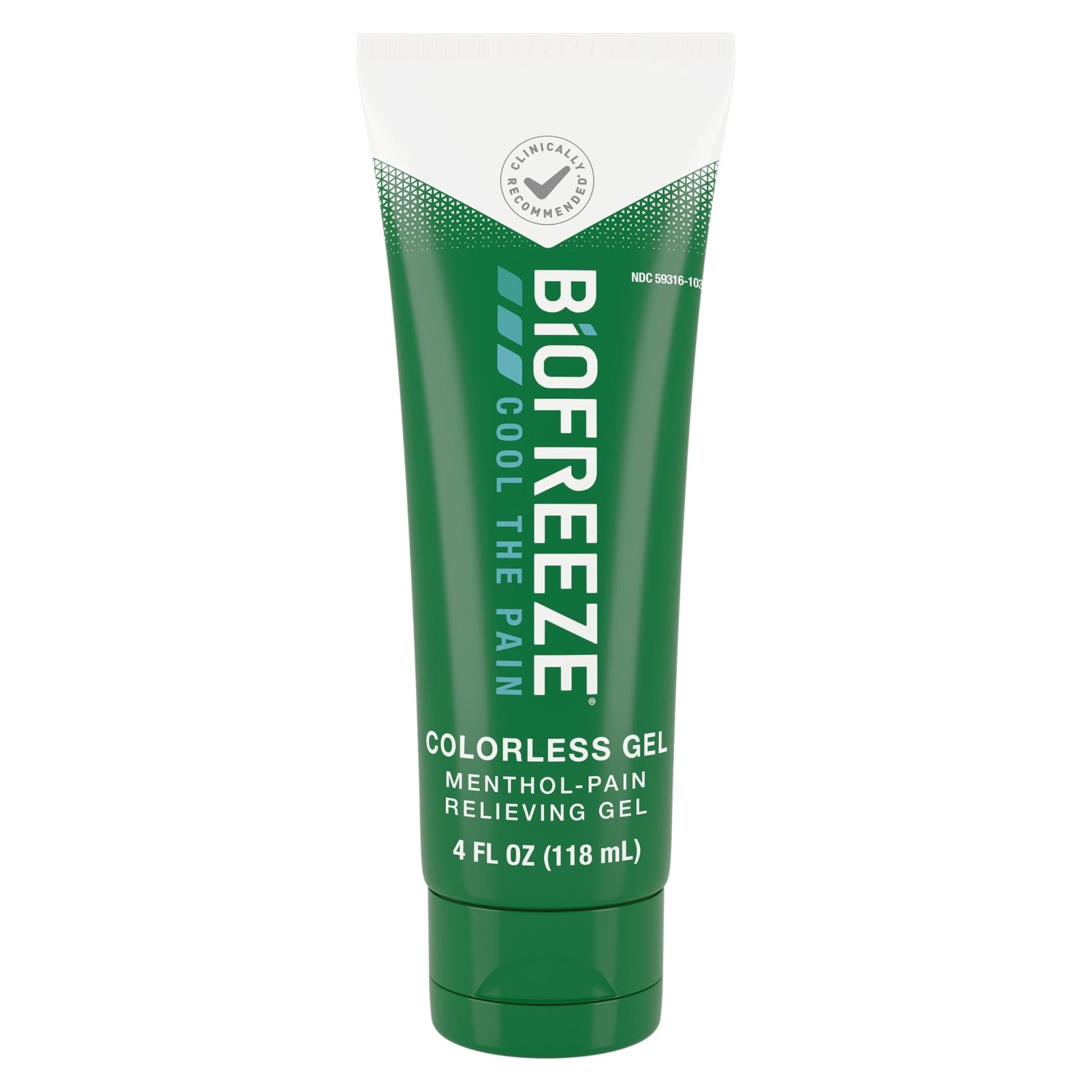 Biofreeze Gel Menthol Pain Relieving Colorless Gel 4 FL OZ Tube For Pain Relief Associated With Sore Muscles, Arthritis, Simple Backaches, And Joint Pain - dailyvitalstore