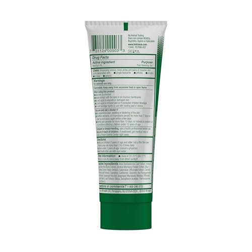 Biofreeze Gel Pain Relief, Knee & Lower Back Pain Relief, Arthritis Pain Reliever, Sore Muscle Relief, Neck Pain Relief, Cooling Joint Pain Relief, Menthol Gel 3 Fl Oz - dailyvitalstore