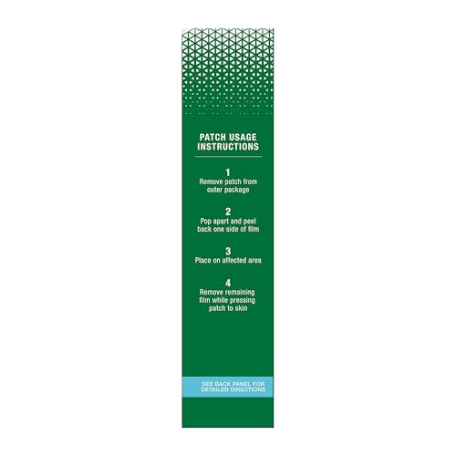 Biofreeze Menthol Pain Relieving Patches (5 Patches Per Box) Up To 8 Hours Of Pain Relief From Sore Muscles, Arthritis, Backaches, Spains, Bruises, Strains And Joint Pain (Package May Vary) - dailyvitalstore
