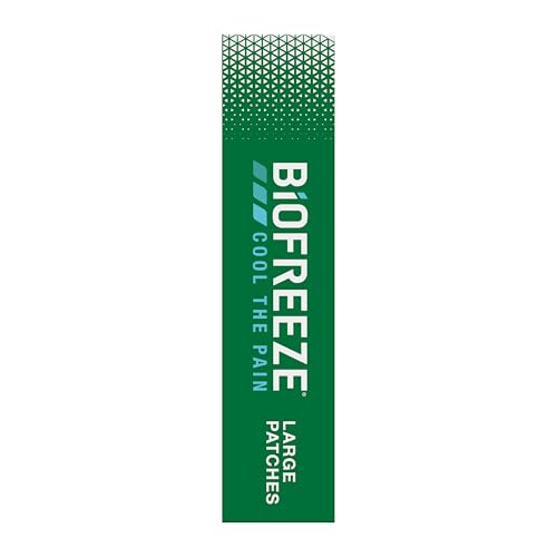Biofreeze Menthol Pain Relieving Patches (5 Patches Per Box) Up To 8 Hours Of Pain Relief From Sore Muscles, Arthritis, Backaches, Spains, Bruises, Strains And Joint Pain (Package May Vary) - dailyvitalstore