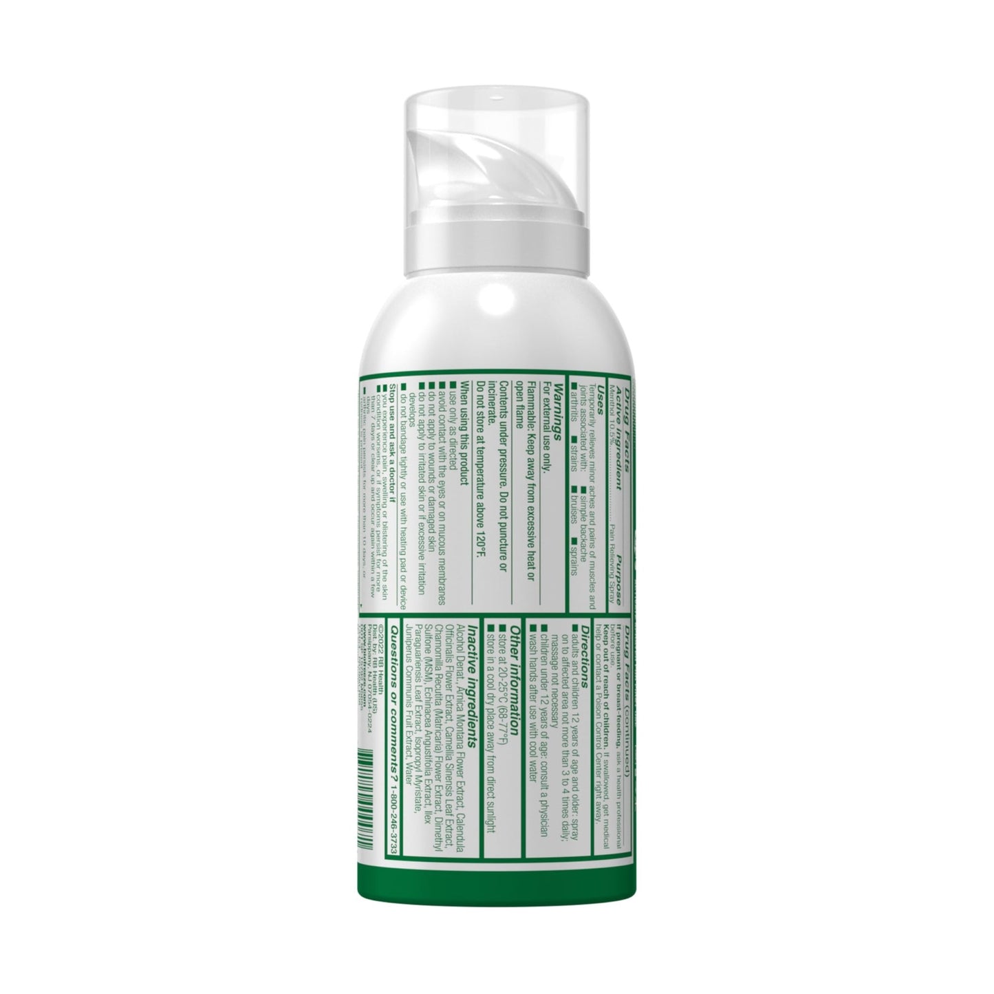 Biofreeze Menthol Pain Relieving Spray 3 FL OZ Colorless Aerosol Spray for Pain Relief Associated with Sore Muscles, Arthritis, Simple Backaches, and Joint Pain (Packaging May Vary) - dailyvitalstore