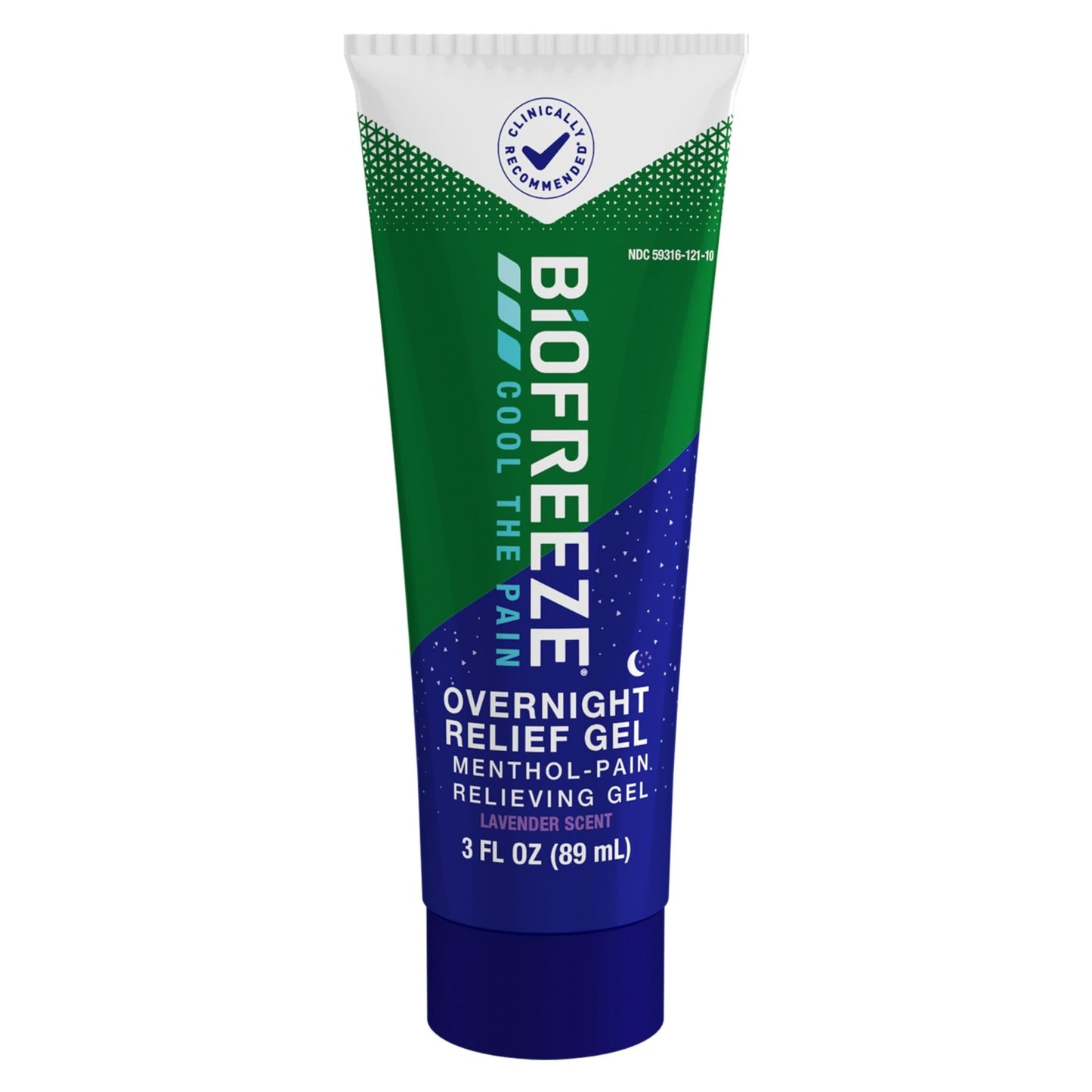 Biofreeze Overnight Gel Pain Relief, Knee & Lower Back Pain Relief, Arthritis Pain Reliever, Neck Pain Relief, Cooling Joint Pain Relief, Lavender Scented Menthol Gel 3 Fl Oz - dailyvitalstore
