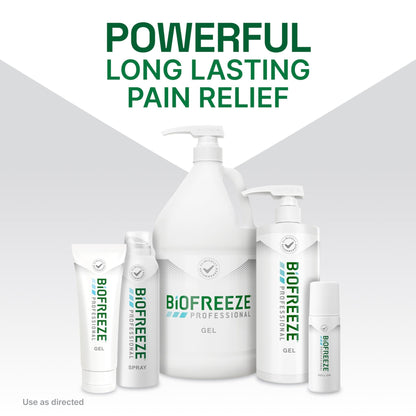 Biofreeze Professional Colorless Pain Relief Roll On, Knee & Simple Backache Relief, Arthritis Pain Reliever, Neck Pain Relief, Cooling Joint Pain Relief, Roll-On Menthol Gel 3 Fl Oz - dailyvitalstore