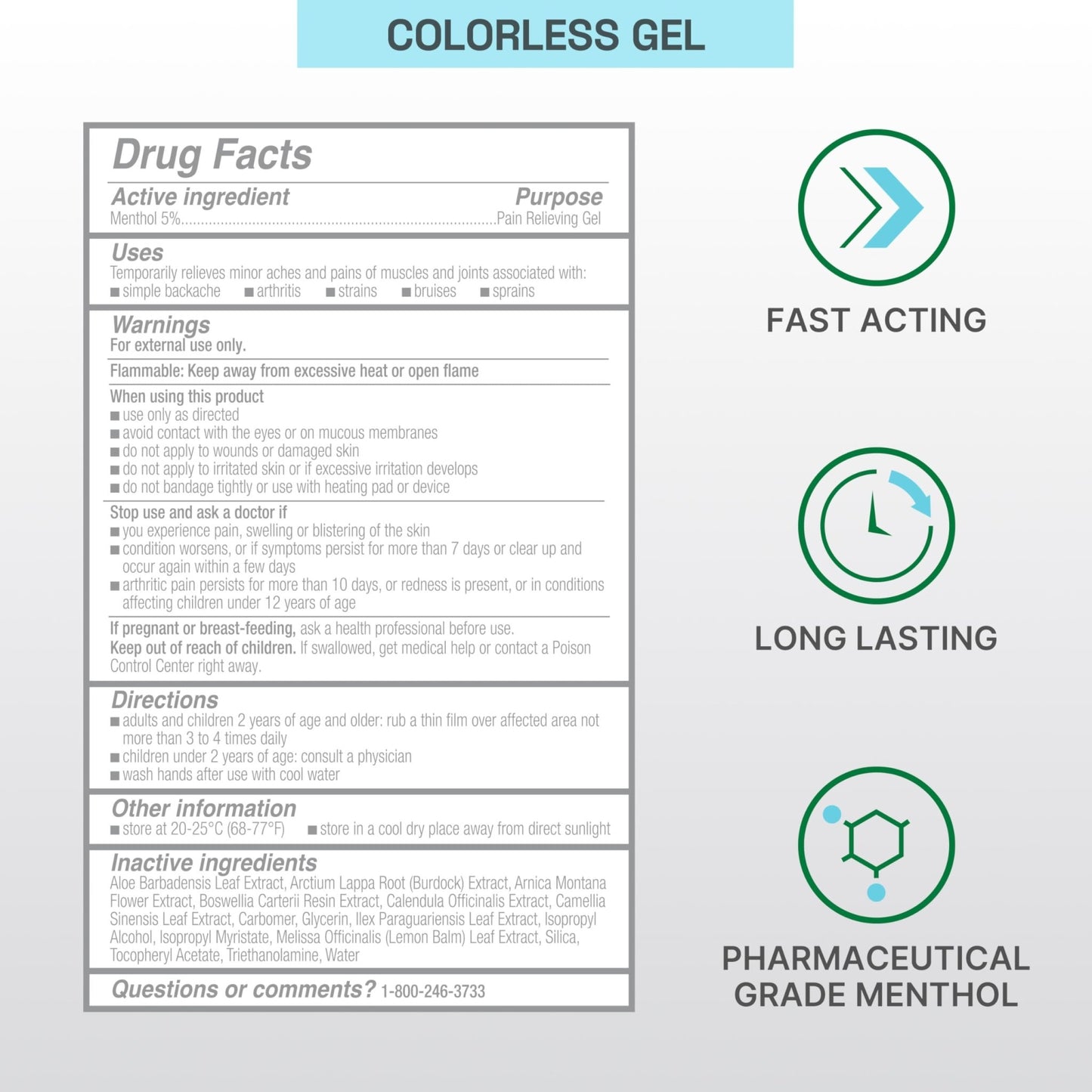 Biofreeze Professional Gel Pain Relief for Knee, Neck, Hip, Joint, Shoulder, & Simple Backache, Arthritis Pain Reliever, Sore Muscle Relief, Colorless Menthol Gel 32 Fl Oz - dailyvitalstore