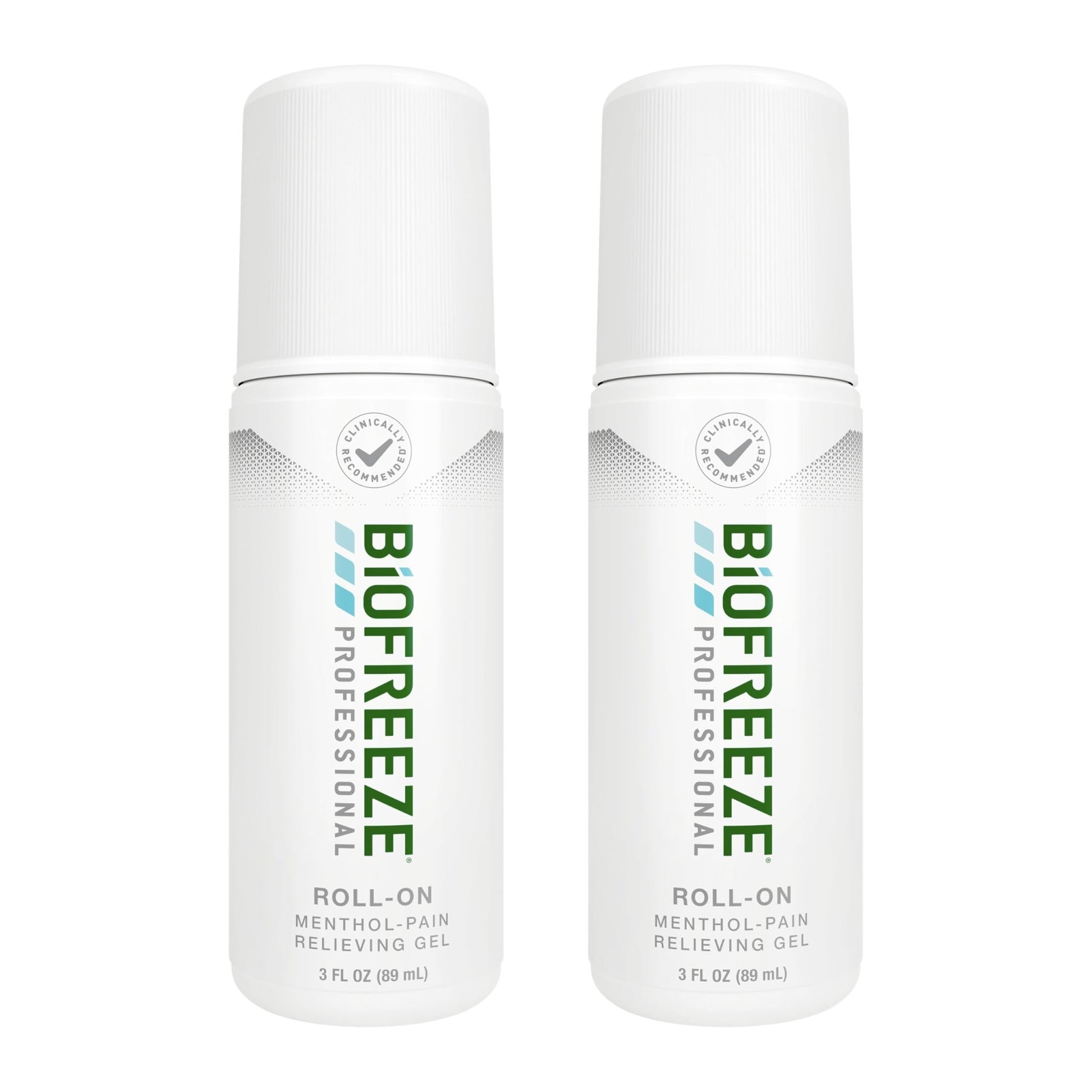 Biofreeze Professional Pain Relief Roll On, Knee & Lower Back Pain Relief, Arthritis Pain Reliever, Neck Pain Relief, Cooling Joint Pain Relief, Roll-On Menthol Gel 3 Fl Oz (Pack of 2) - dailyvitalstore