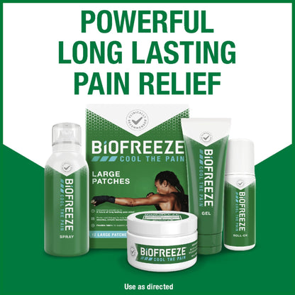 Biofreeze Roll-On Pain-Relieving Gel 3 FL OZ, Colorless (Pack Of 12) Topical Pain Reliever For Muscles And Joints From Arthritis, Backache, Strains, Bruises, & Sprains - dailyvitalstore