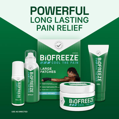 Biofreeze Roll-On Pain-Relieving Gel 3 FL OZ, Colorless Topical Pain Reliever For Muscles And Joints From Arthritis, Backache, Strains, Bruises, & Sprains - dailyvitalstore