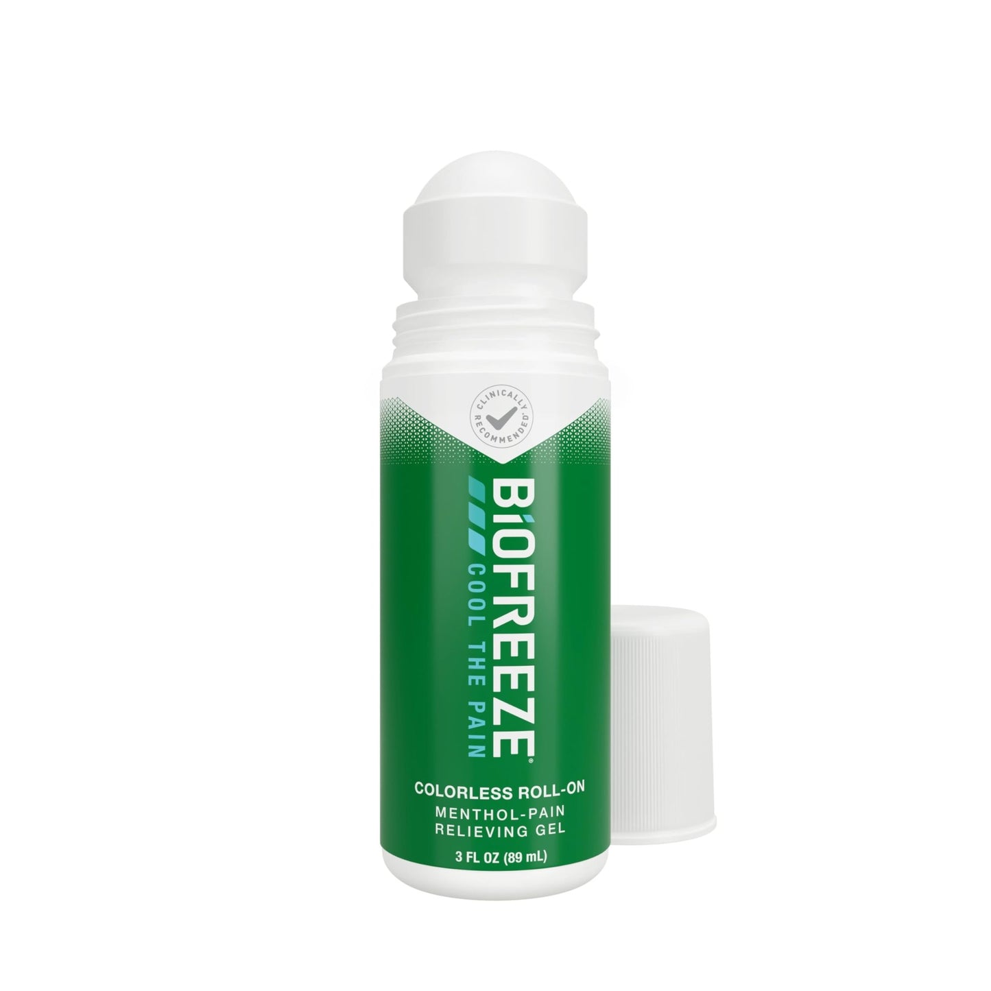 Biofreeze Roll-On Pain-Relieving Gel 3 FL OZ, Colorless Topical Pain Reliever For Muscles And Joints From Arthritis, Backache, Strains, Bruises, & Sprains - dailyvitalstore