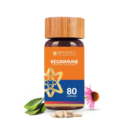Biogetica Reginmune - Natural Immune Support Care Daily Boost Immune System Booster - 80 Capsules - dailyvitalstore