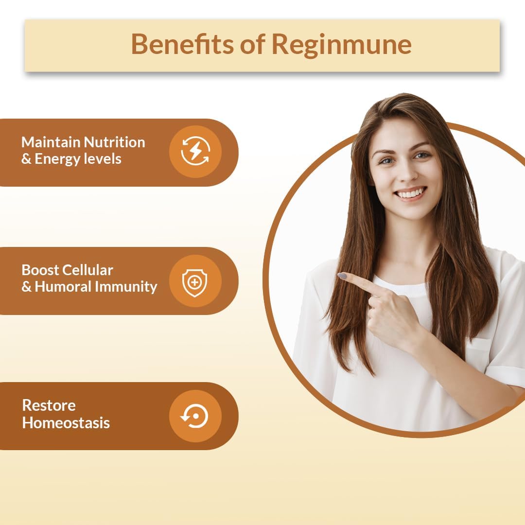 Biogetica Reginmune - Natural Immune Support Care Daily Boost Immune System Booster - 80 Capsules - dailyvitalstore