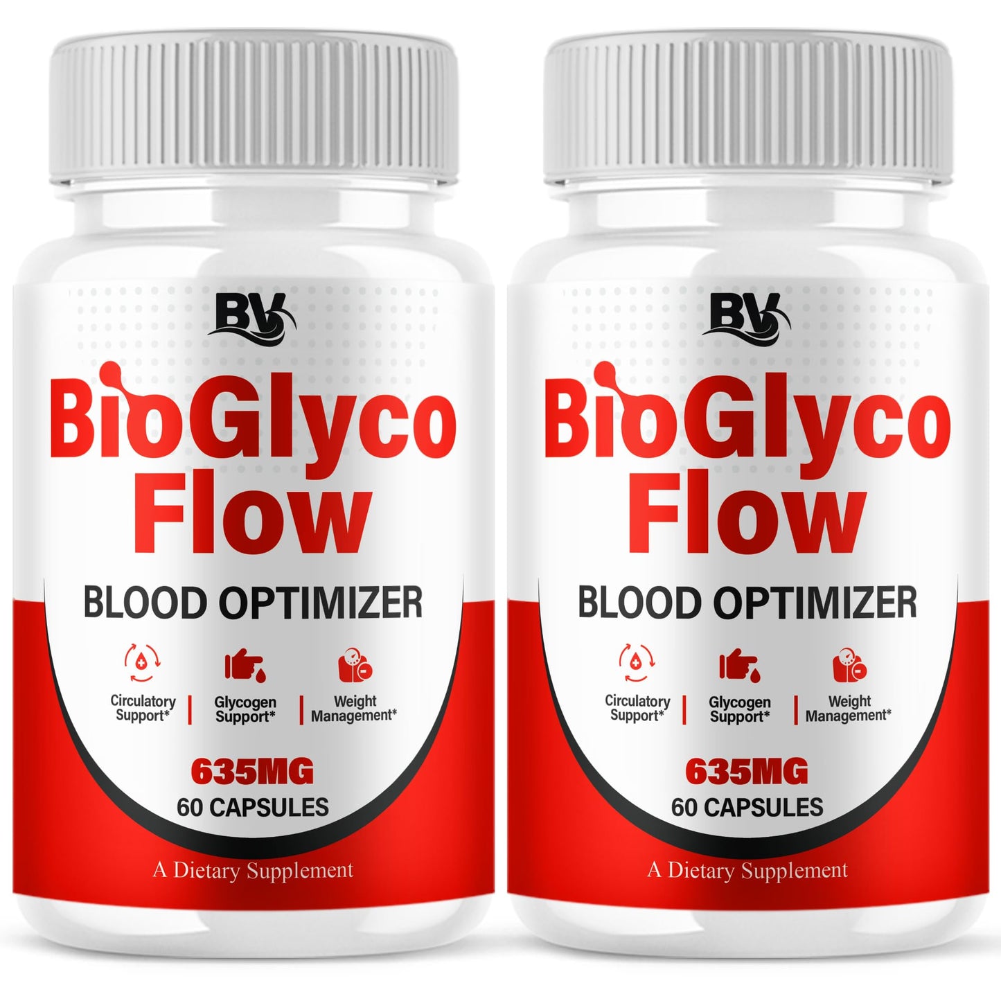 BioGlyco Flow Advanced Daily Multivitamin Health Support and All Natural Wellness Supplement Formula, BioGlyco Flow Premium Health and Wellness Support Formula Supplement (2 Pack - 120 Capsules) - dailyvitalstore
