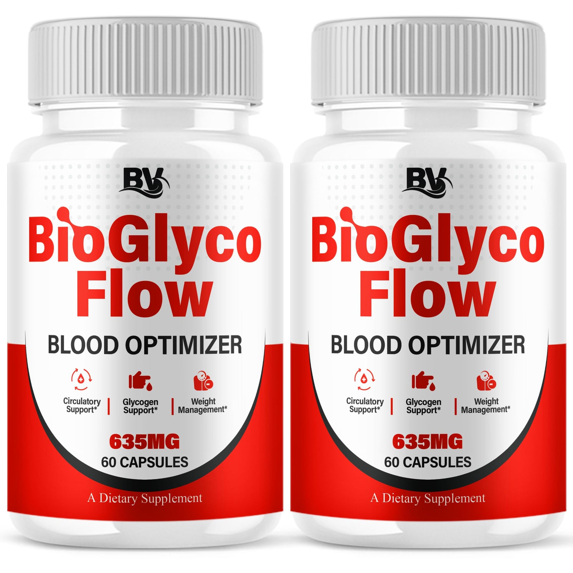 BioGlyco Flow Advanced Daily Multivitamin Health Support and All Natural Wellness Supplement Formula, BioGlyco Flow Premium Health and Wellness Support Formula Supplement (2 Pack - 120 Capsules) - dailyvitalstore