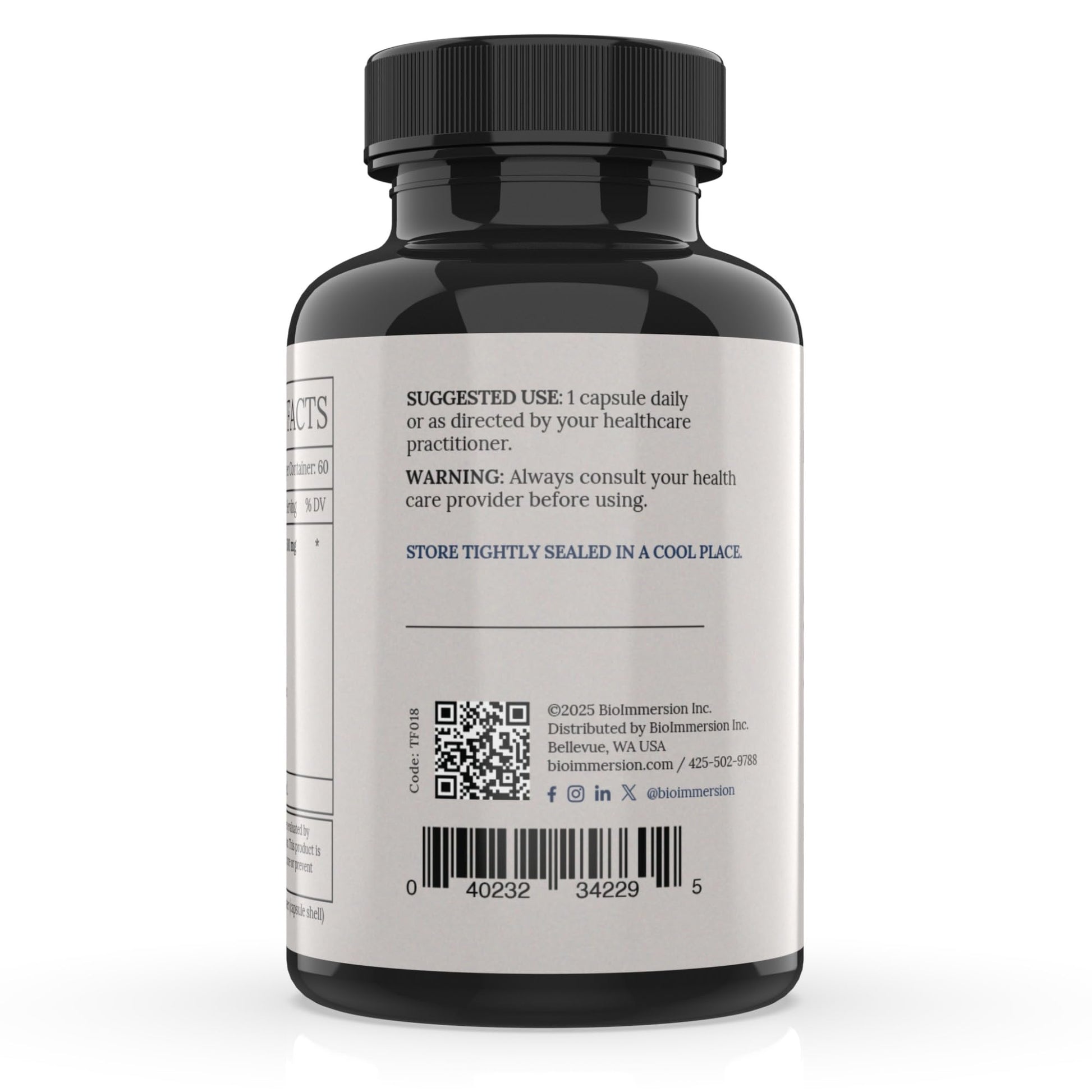 BioImmersion Supernatant Synbiotic - Prebiotic Probiotic Postbiotic - Eases Digestive Discomfort, Gut Imbalance & Yeast Overgrowth - Immune & Microbiome Support - dailyvitalstore